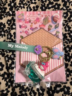 My Melody stickers and charm