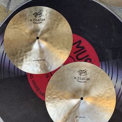 Zildjian K Constantinople Series 14” Hi Hat Drum Cymbals BRAND NEW Retails for $739