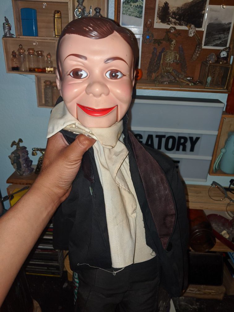 Haunted ventriloquist doll
