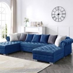 BLUE SECTIONAL NEW $1650 