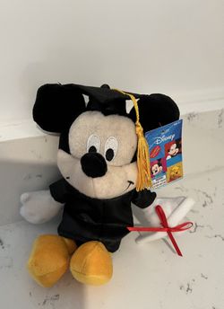8" SMALL Mickey Grad Plush