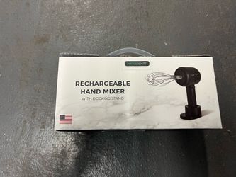 Rechargeable hand mixer