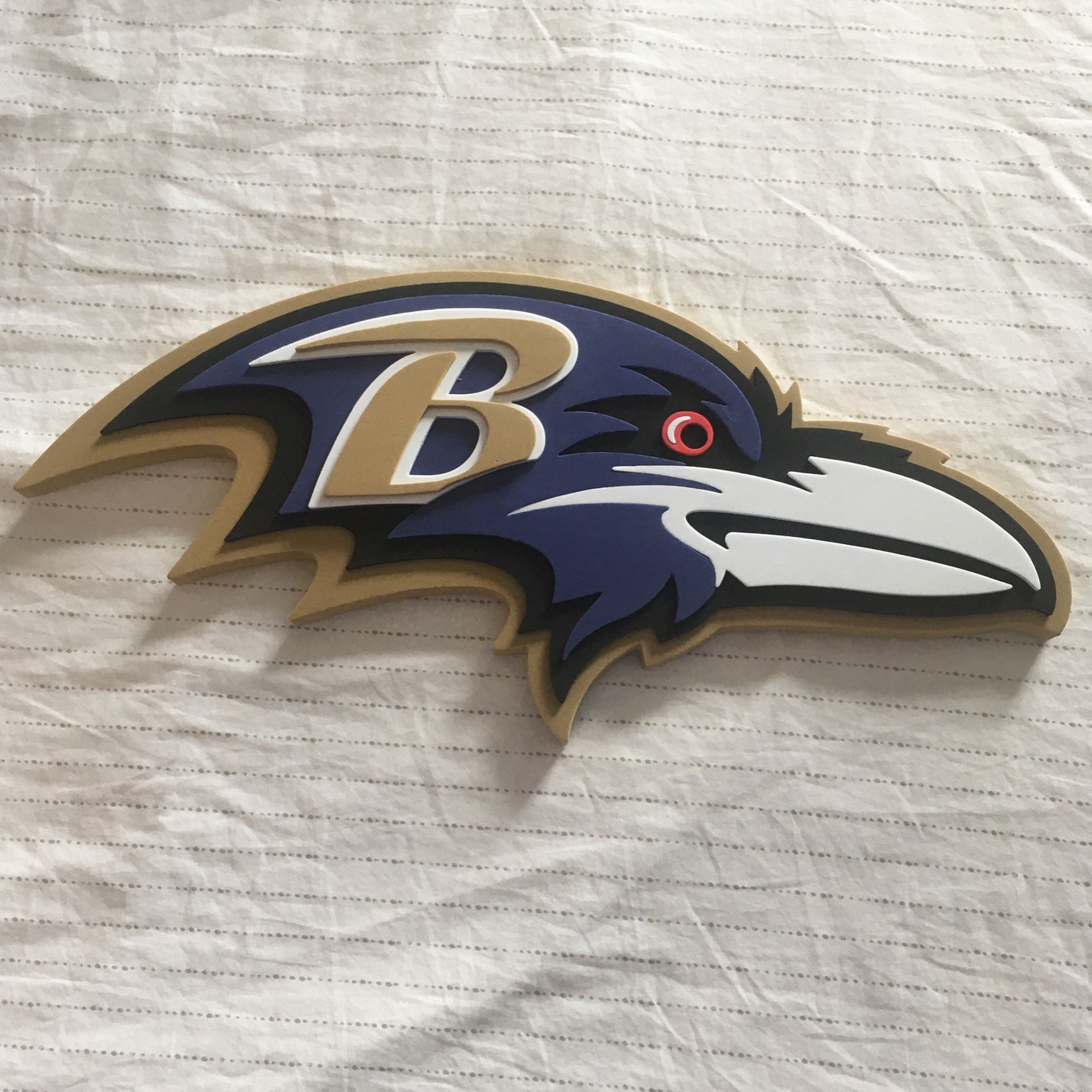 Baltimore Ravens Foam Wall Head Logo