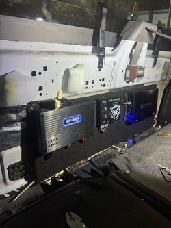 Car audio installation