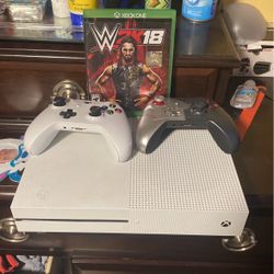 Xbox One S With Cyber Punk Controller  