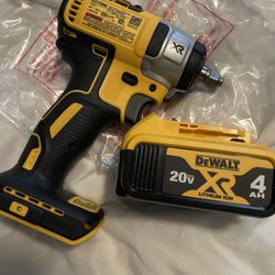 Dewalt Dcf890 W/battery Brand New 3/8 Impact Wrench 