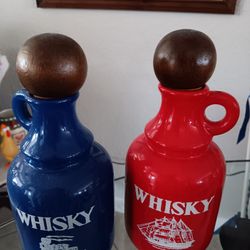 Vintage Whiskey Jugs Lot Of 2