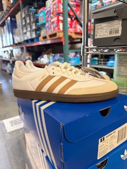 Adidas Unisex Samba OG White/Cardboard Mens Size 8 Womens 9 Brand New in Box