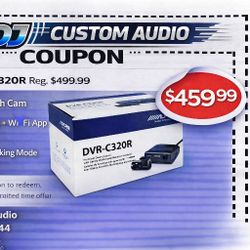 Alpine DVR-C320R Front And Rear Dash Cam 1080p Recording WiFi App Control GPS Tracking 🚨 Payment Options Available 🚨 No Credit Needed 🚨 