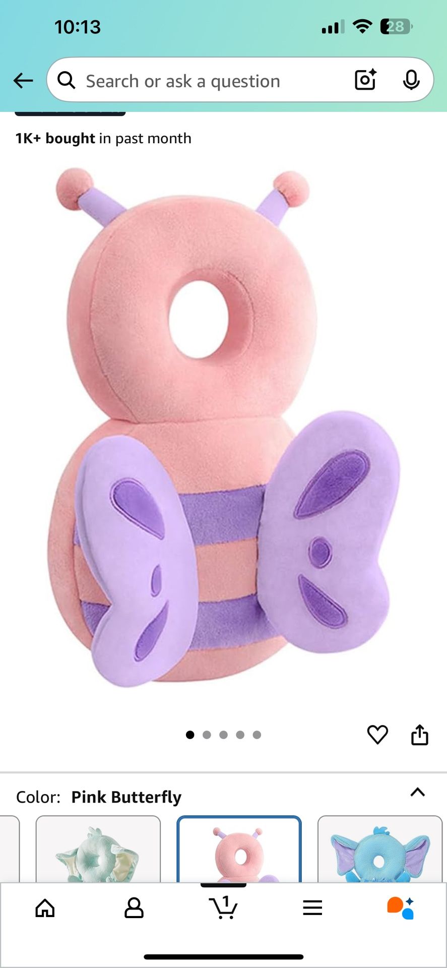 Baby Head Protecting Piece