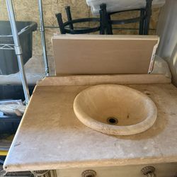 Marble Bathroom Sink And Vanity