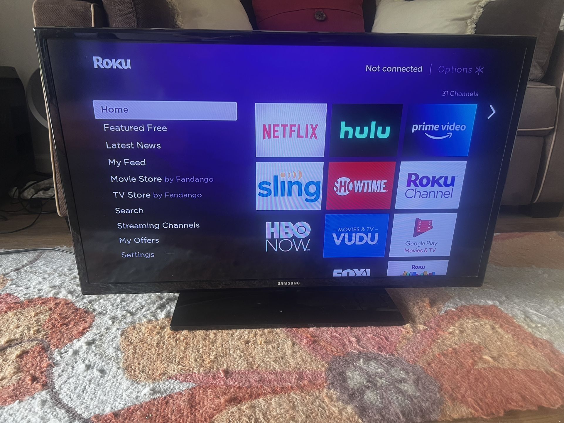 32” Samsung LED flatscreen