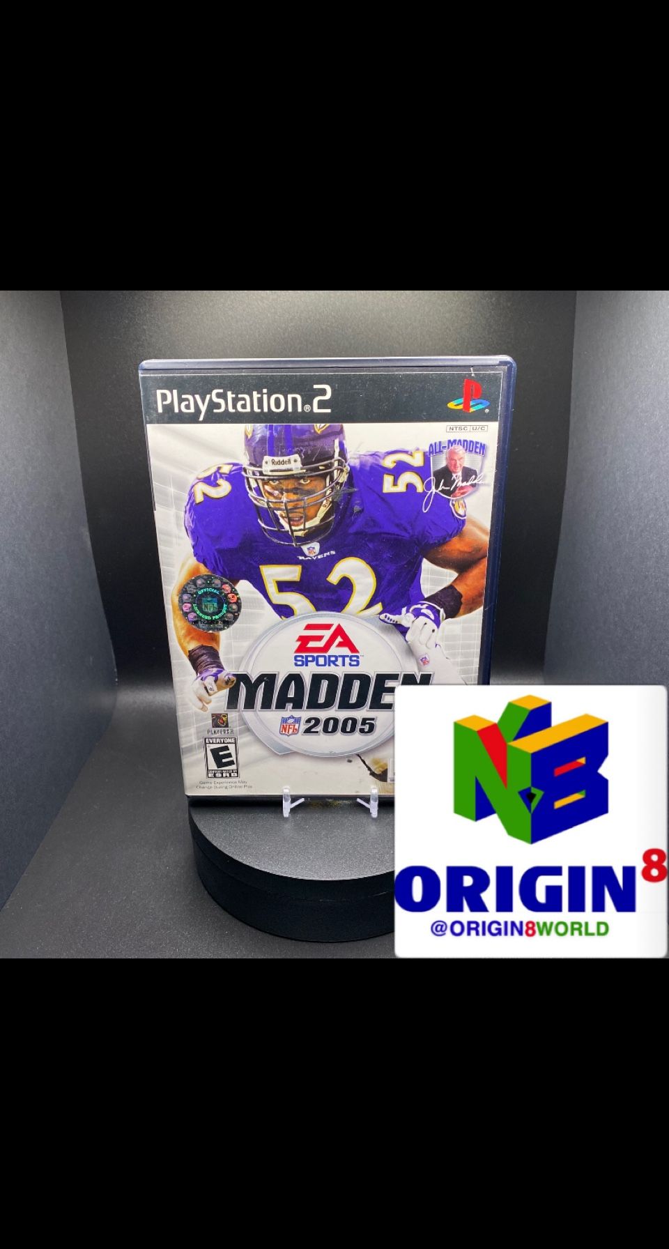 Madden NFL Football 2005 *Free w/ Any Purchase (limit 1) For PlayStation 2 Cleaned/Tested/Authentic