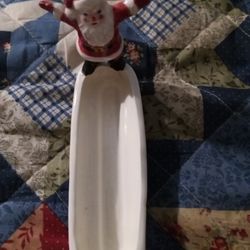 Vintage Santa Candy Dish.