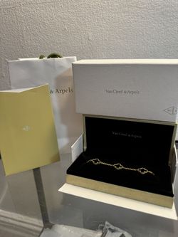 Van Cleef Bracelet Black And Gold