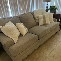 Grey / Beige Couch /sofa