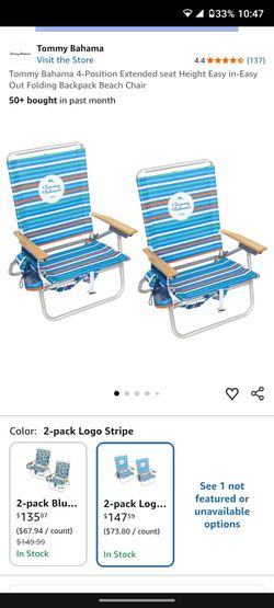 Tommy Bahama backpack beach chair