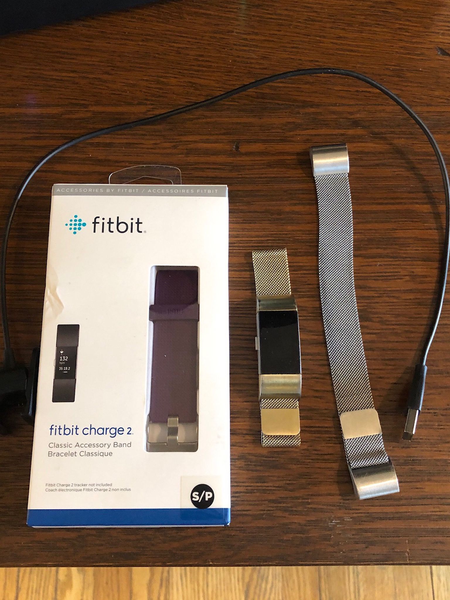 Fitbit Charge 2- With Bands And Accessories
