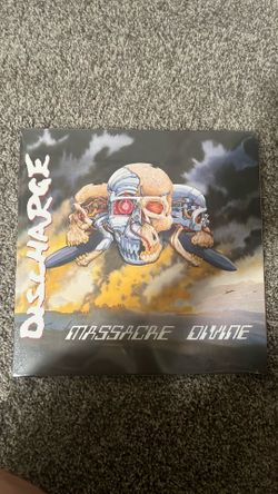 Discharge - Massacre Divine Punk Hardcore Metal Vinyl Record LP