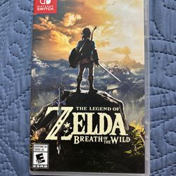 Nintendo switch- Zelda breath of the wild