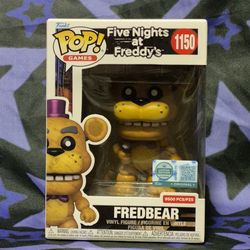 Five nights at freddys Fredbear Limited edition pop