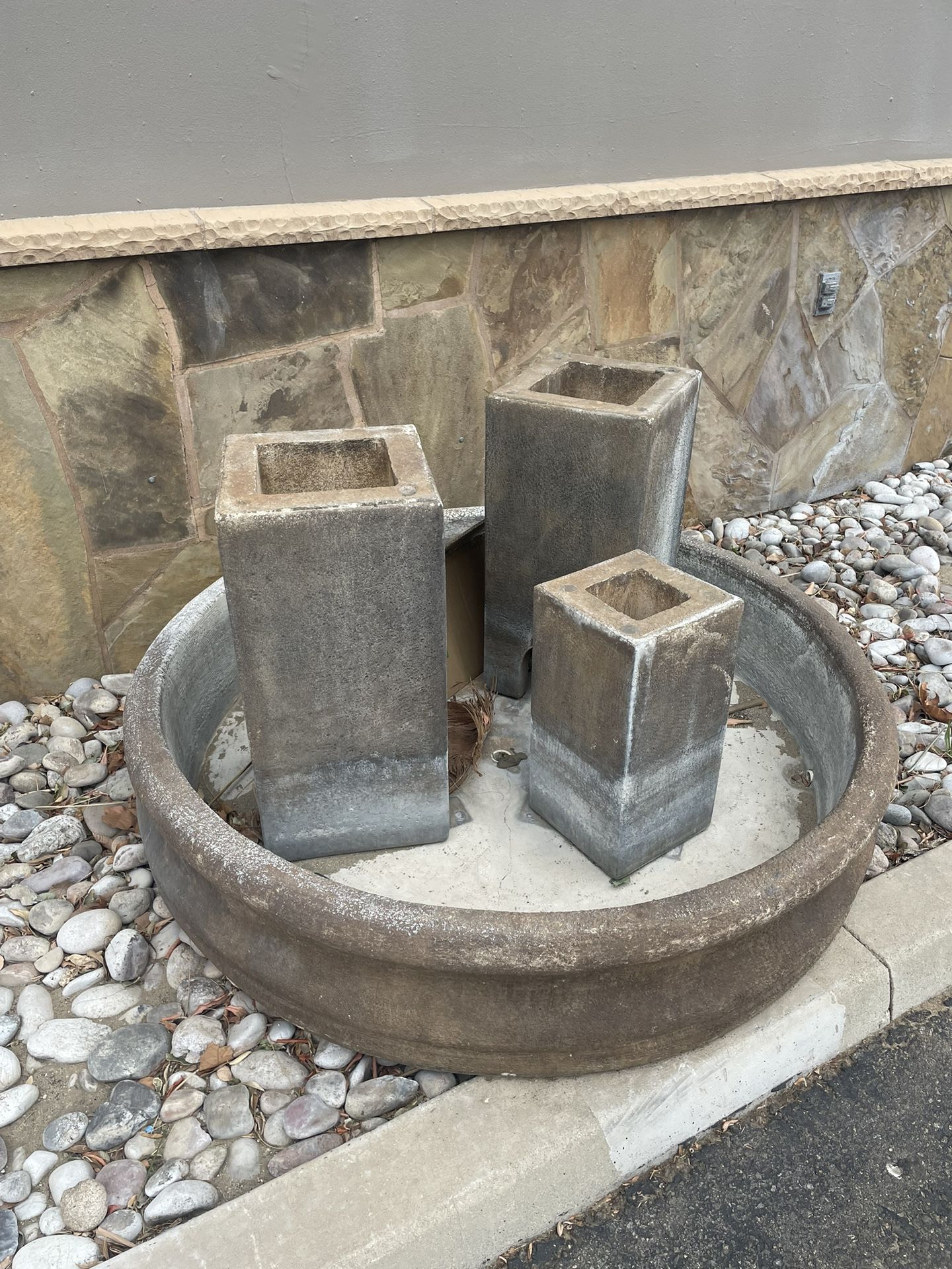 Cubed Patio Fountain