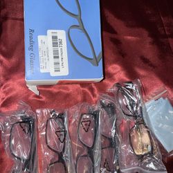 5 pk reading glasses 4.0