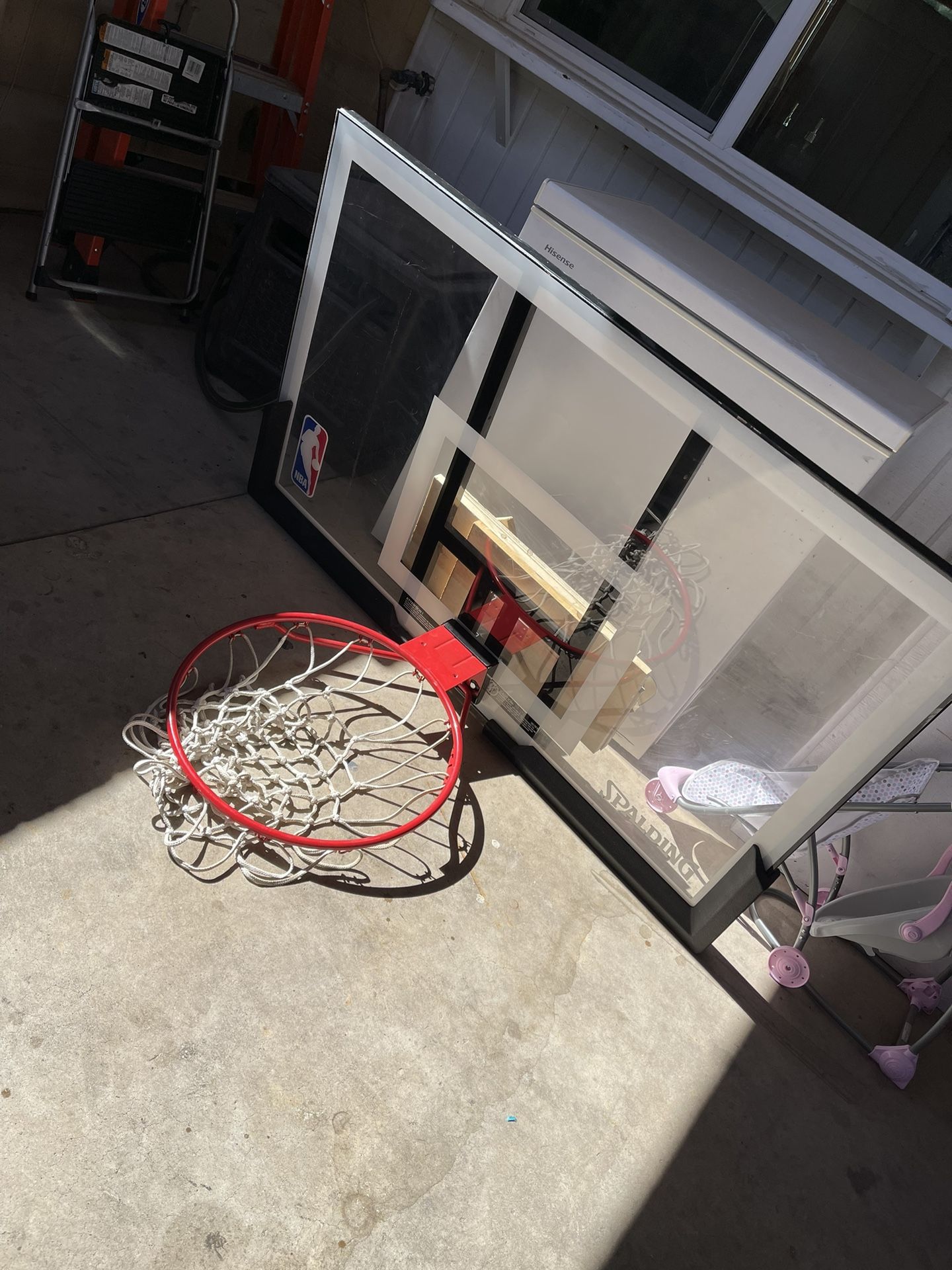 Spaulding Basketball hoop