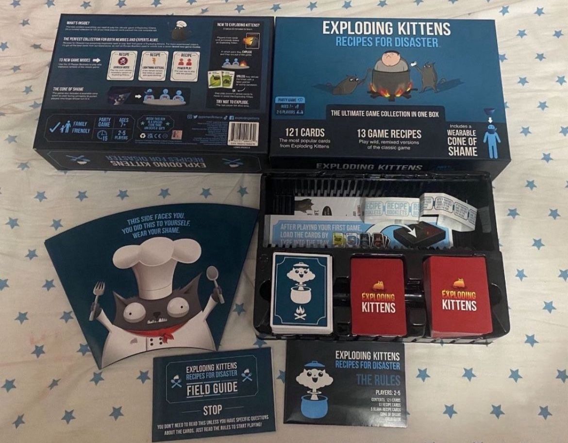 Exploding Kittens Recipes For Disaster Board Game