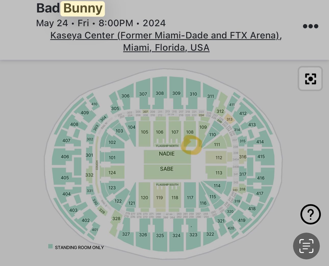 Bad Bunny Tickets - 5/24 - Kaseya Center - Miami, Fl