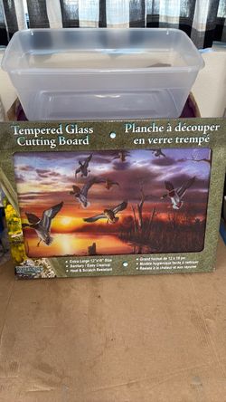 Tempered glass cutting board