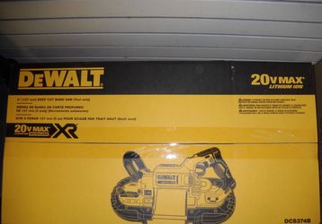 DEWALT 20V MAX XR Cordless Brushless Deep Cut Band Saw - DCS374B - Tool Only