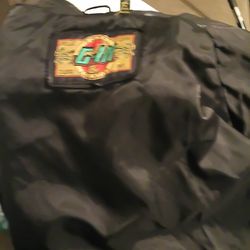 Mens XL Black Leather Jacket 