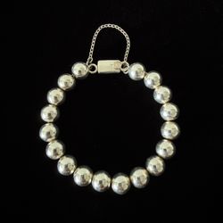 Sterling Silver Bead Bracelet
