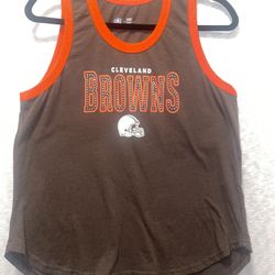 Cleveland Browns Women’s Tank Size XL Bling NFL Team Apparel