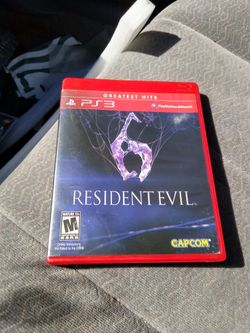 PS3 Resident Evil 6 Videogame Disc