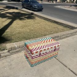 Multicolor Macrame Chest