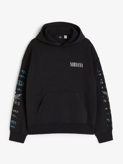 Black Nirvana Hoodie | Size L | Great Condition