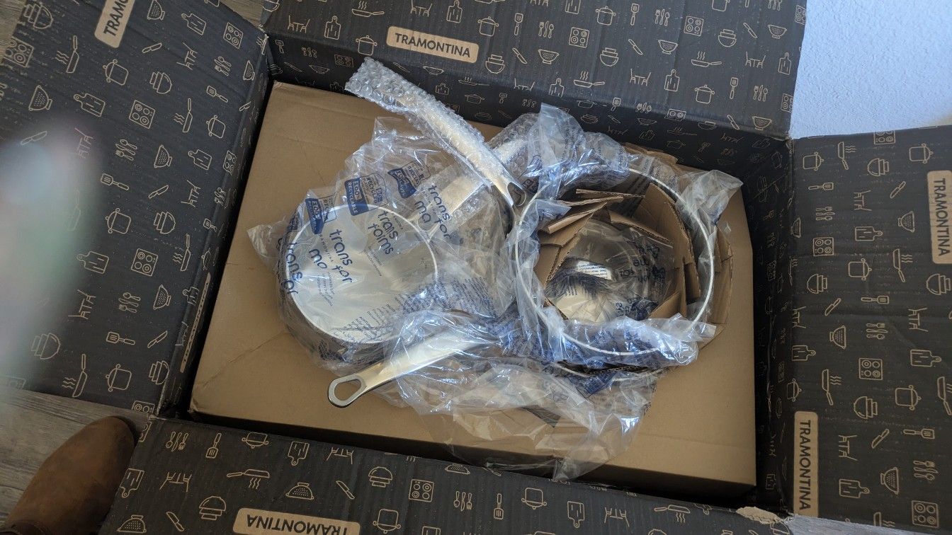 12 Piece Tramontina Stainless Steel Cookware Set Home & Garden