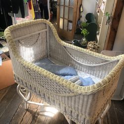 Wicker Baby Bed