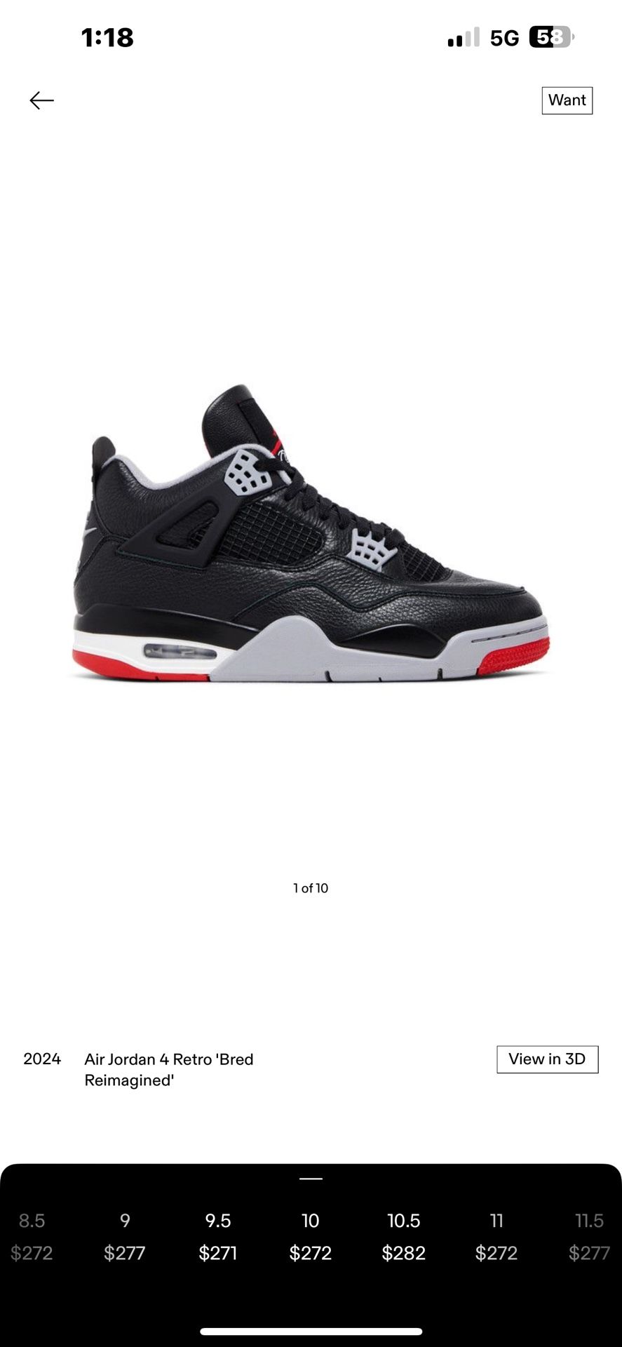 Jordan 4 Retro “Bred Reimagined”