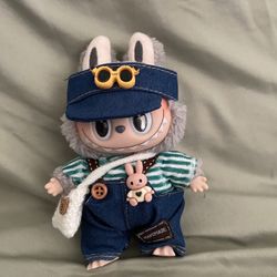 Labubu Outfit Cute Overalls With Rabbit
