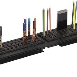 Modern Premier Metal Tray For Art/Craft Table, 36 Inch, Black