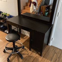 Desk And Mirror Vanity