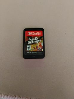 Hello Neighbor Nintendo Switch Game Cartridge