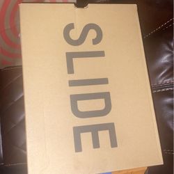 Blue Azure Yeezy Slides