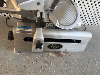 gravity globe feed meat slicer model 500