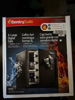SENTRYSAFE 1.2 cu. ft. Fireproof & Waterproof Safe with Digital Combination Lock