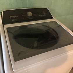 Whirlpool 4.7–4.8 cu ft Top Load Washer – White – Semi‑New