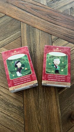 Lucy and Linus ornament